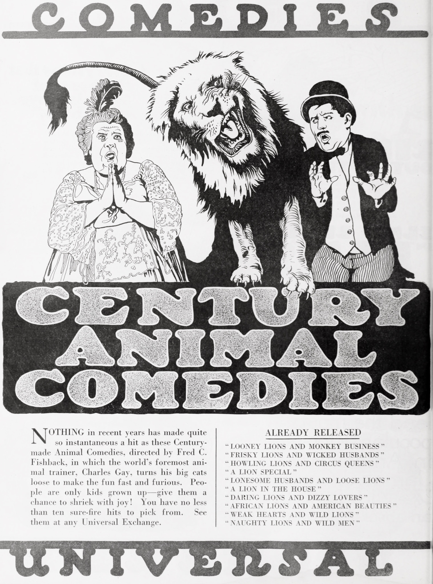 Weak Hearts and Wild Lions (1919)